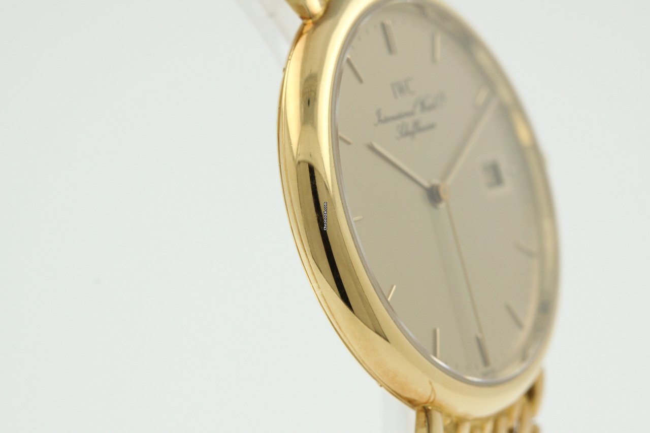 IMG_9081 IWC Portofino Mens watch Unisex Quartz Yellow gold IW3331 Replica 4