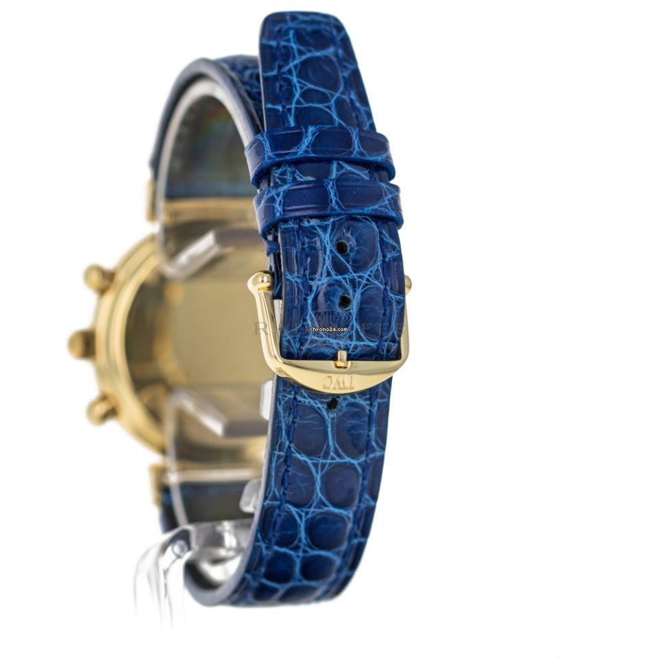 IMG_9081 IWC Da Vinci Chronograph Womens watch Quartz Yellow gold IW3735 Replica 4