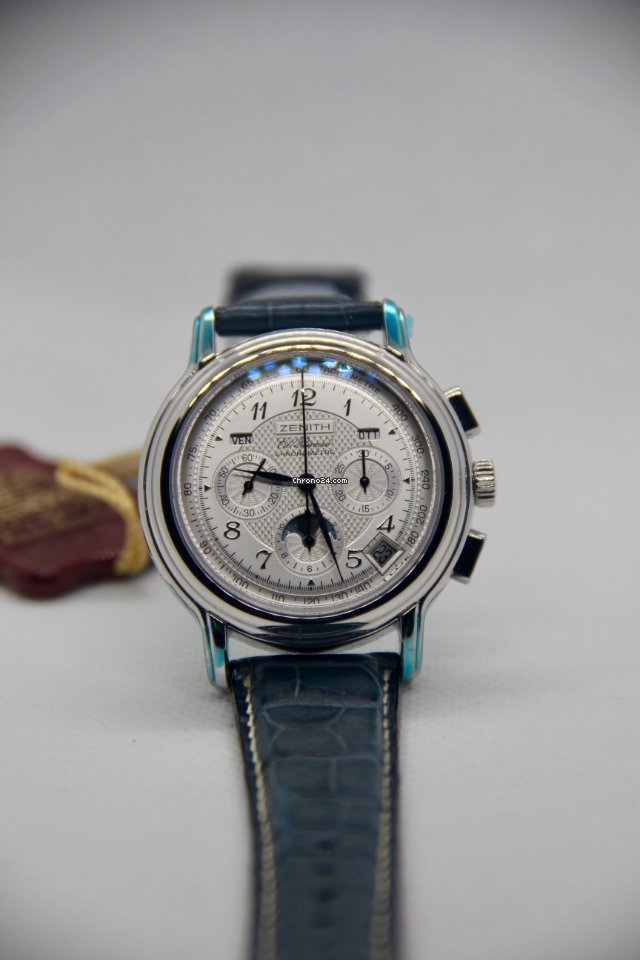 IMG_9081 Zenith El Primero Womens watch Automatic Platinum 39.0240.410 01 Replica 4