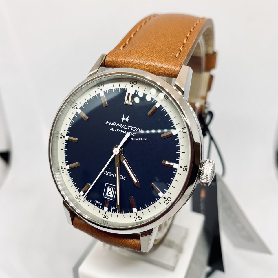 IMG_9081 Hamilton Intra-Matic Mens watch Unisex Automatic Steel H38425540 Replica 4