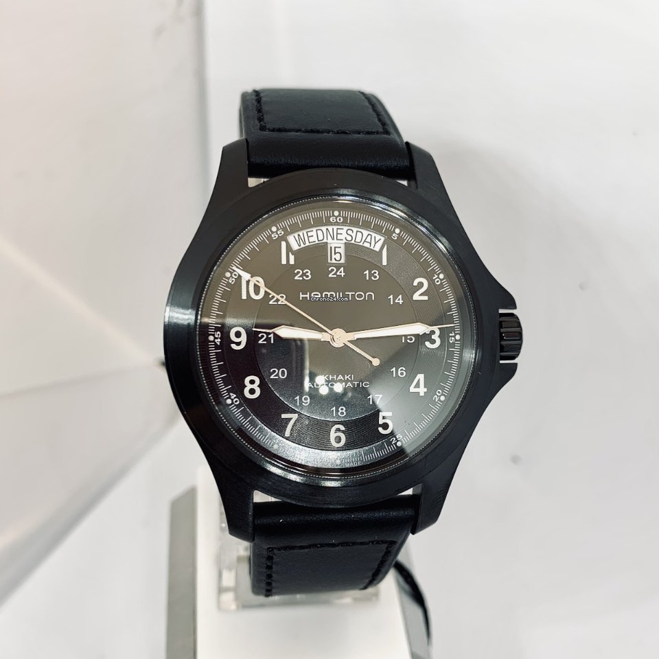 IMG_9081 Hamilton Khaki Field King Mens watch Unisex Automatic Steel H64465733 Replica 4