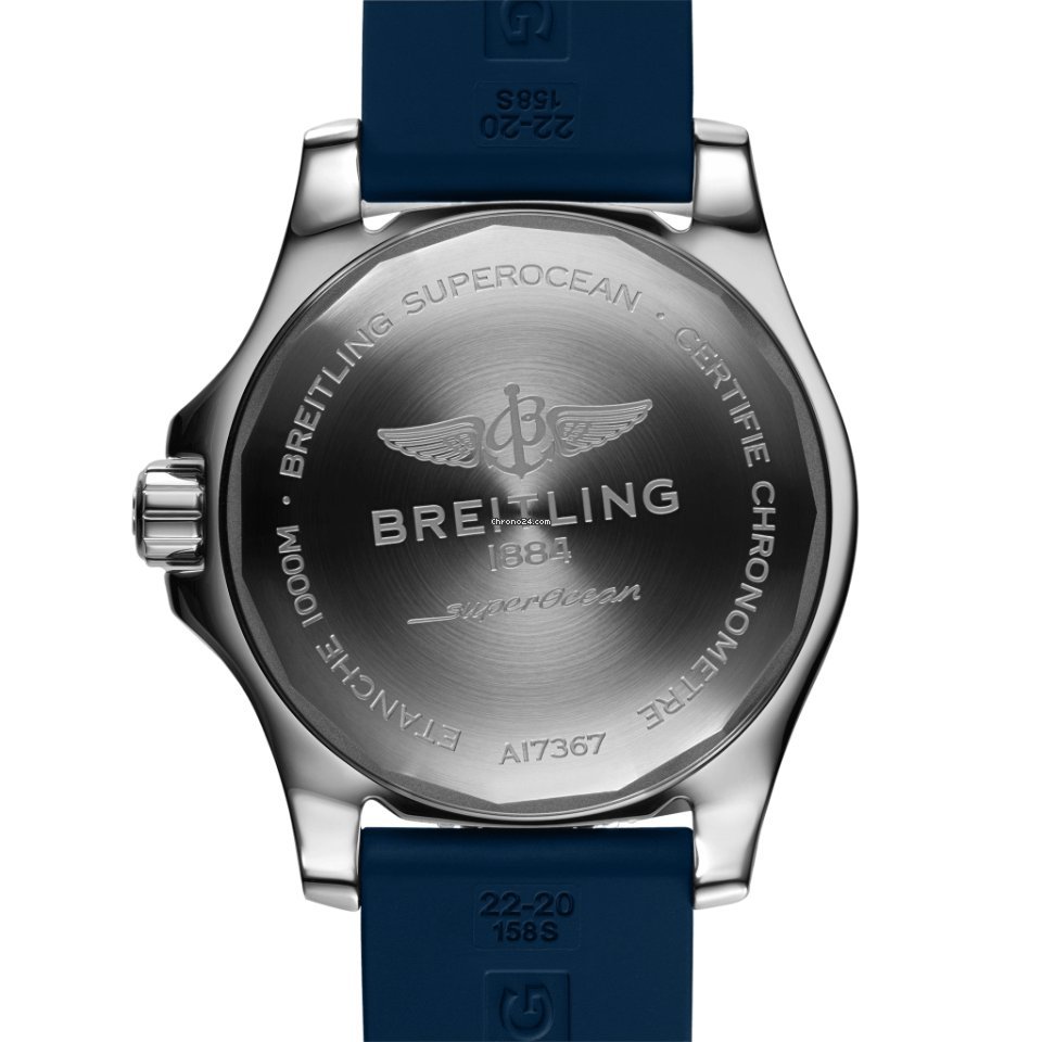 IMG_9081 Breitling Superocean 44 Mens watch Unisex Automatic Steel A17367D81C1S2 Replica 4
