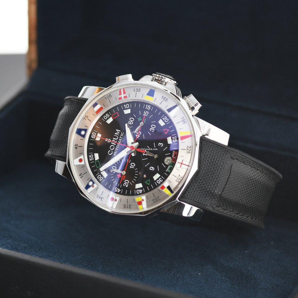 IMG_9081 Corum Admirals Cup Mens watch Unisex Automatic Steel 285.630.20 Replica 4