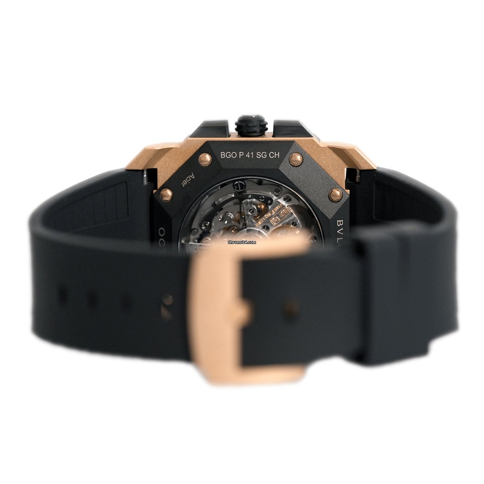 Bulgari Octo Mens watch Unisex Automatic Gold Steel 103204 BGOP41BGLCH Replica 4