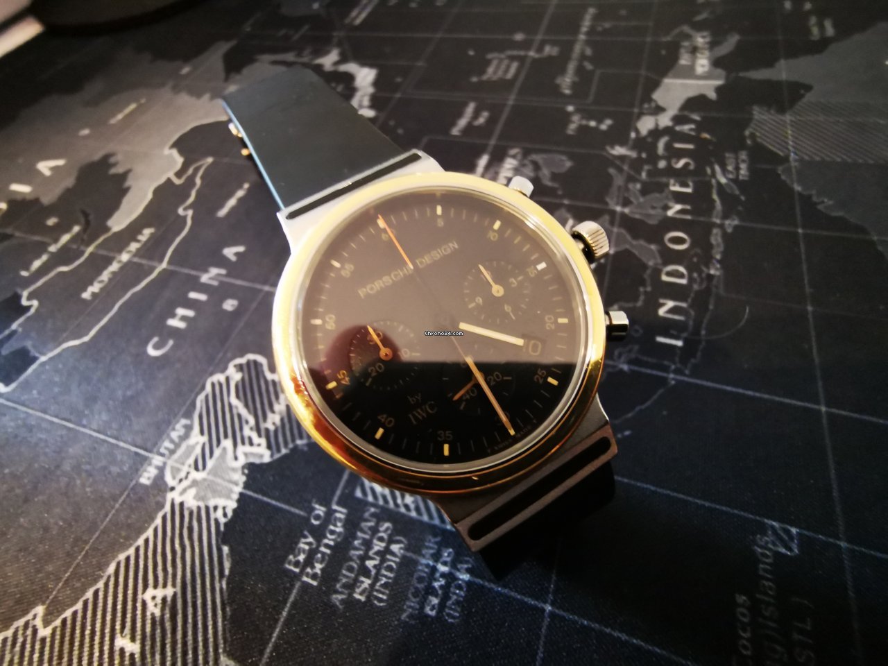 IMG_9081 Porsche Design Mens watch Unisex Quartz Gold Steel 3720-002 Replica 4
