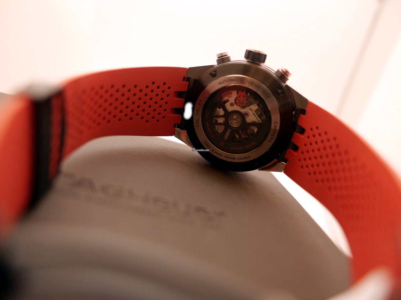 IMG_9081 TAG Heuer Carrera Calibre HEUER 01 Mens watch Unisex Automatic Steel CAR2A1Z.FT6050 Replica 4