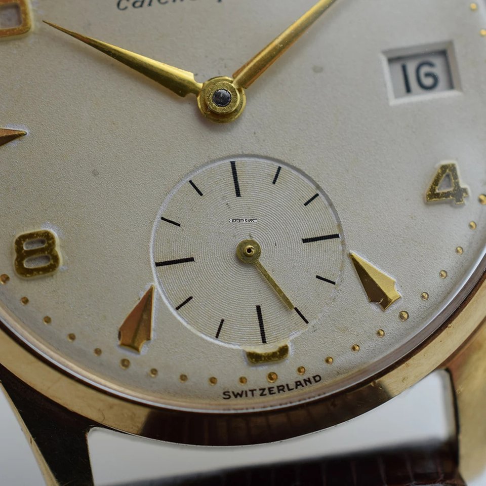 IMG_9081 Movado Mens watch Unisex Manual winding Yellow gold Movado 13322 Replica 4