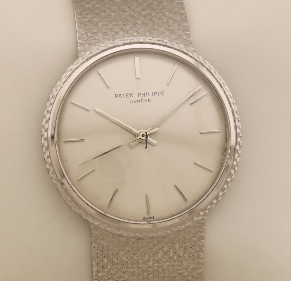 IMG_9081 Patek Philippe Calatrava Mens watch Unisex Automatic White gold 3563-2 Replica 4