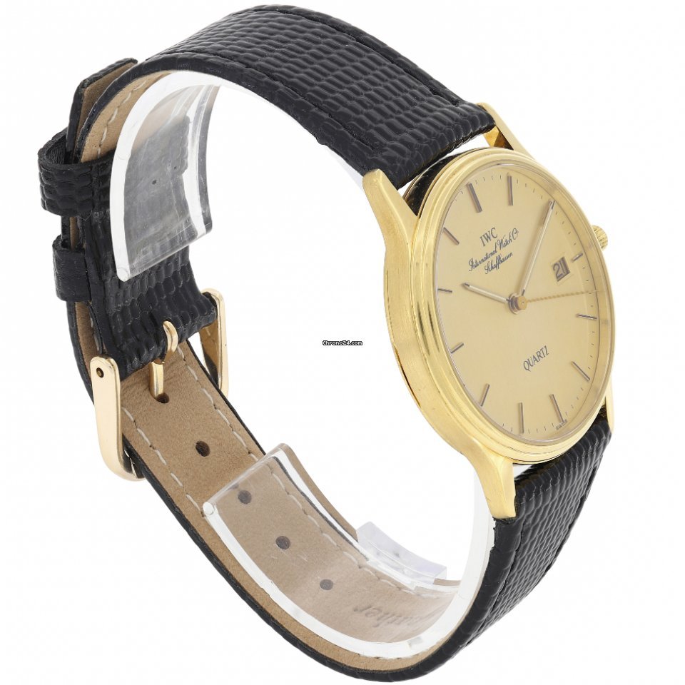 IMG_9081 IWC Mens watch Unisex Quartz Yellow gold 3334 Replica 4