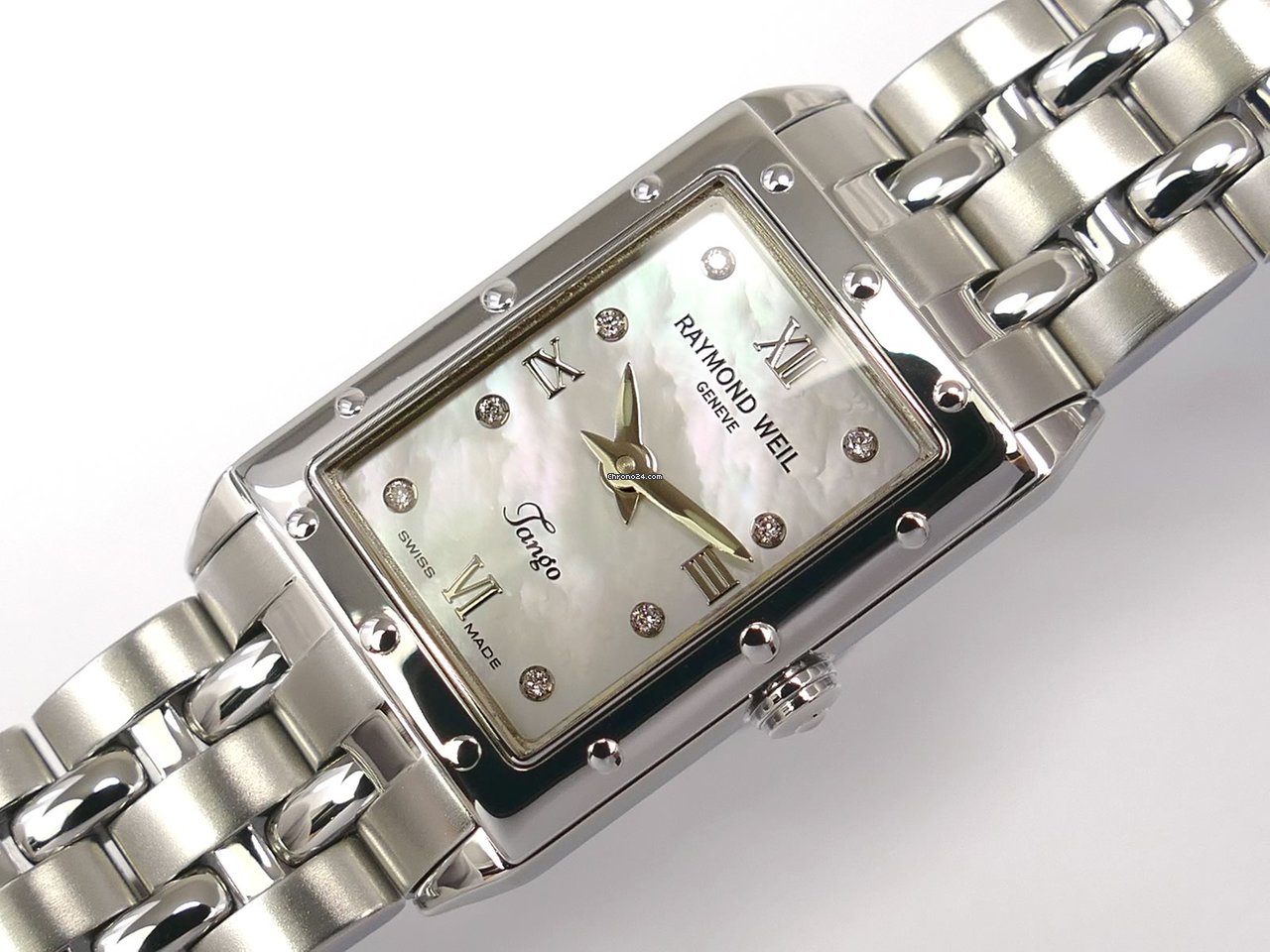 IMG_9081 Raymond Weil Tango Womens watch Quartz Steel 5971-ST-00995 Replica 4