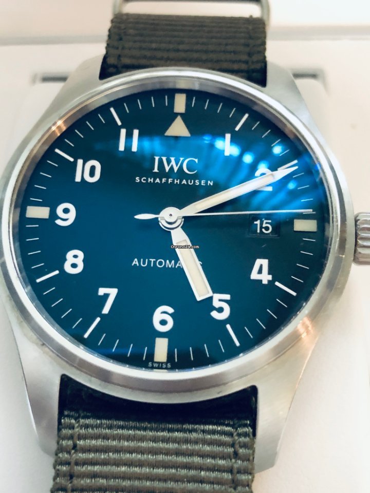 IMG_9081 IWC Pilot Mark Mens watch Unisex Automatic Steel IW327007 Replica 4