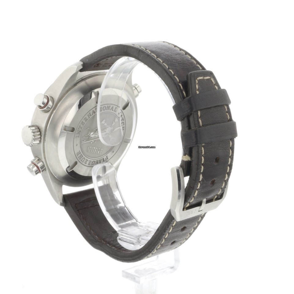 IMG_9081 IWC Pilot Double Chronograph Mens watch Unisex Automatic Steel 371806 Replica 4