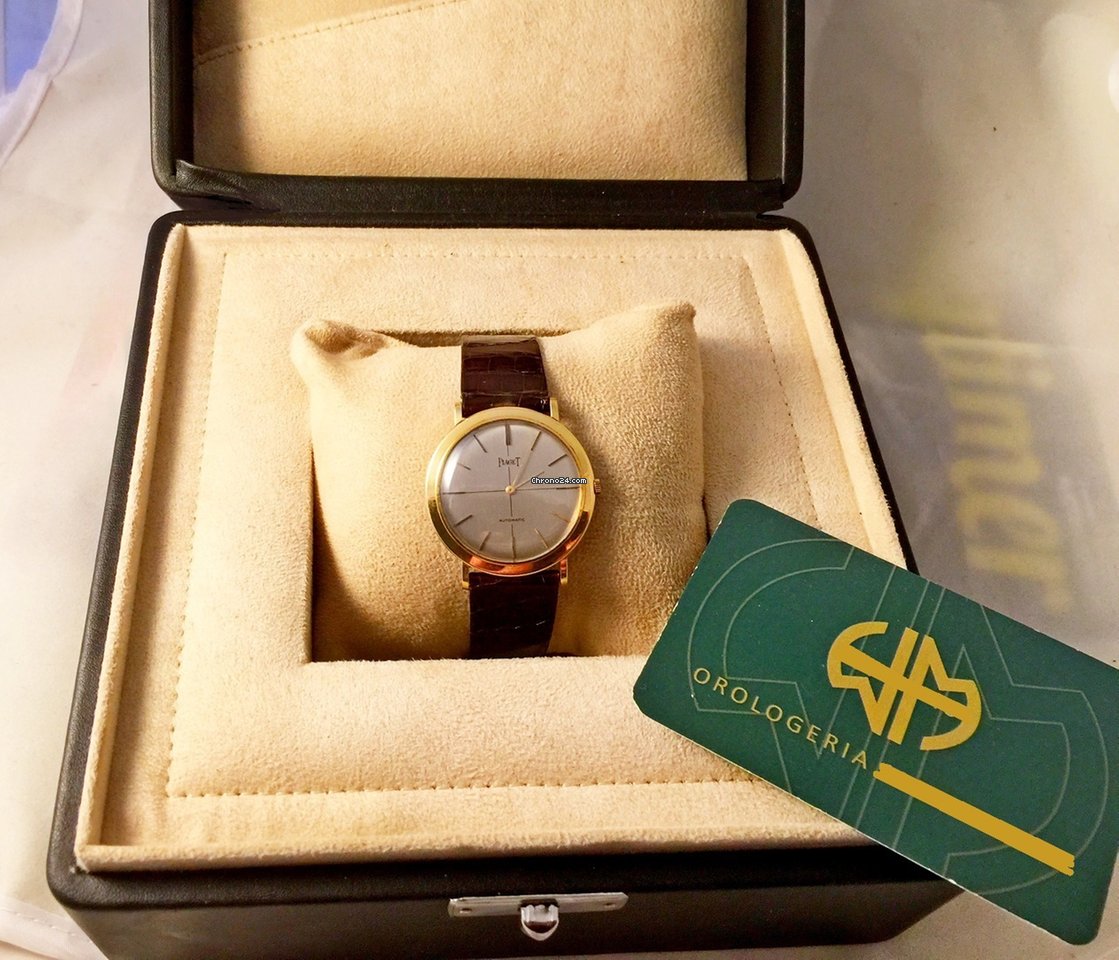 IMG_9081 Piaget Altiplano Mens watch Unisex Automatic Yellow gold 12103 Replica 4