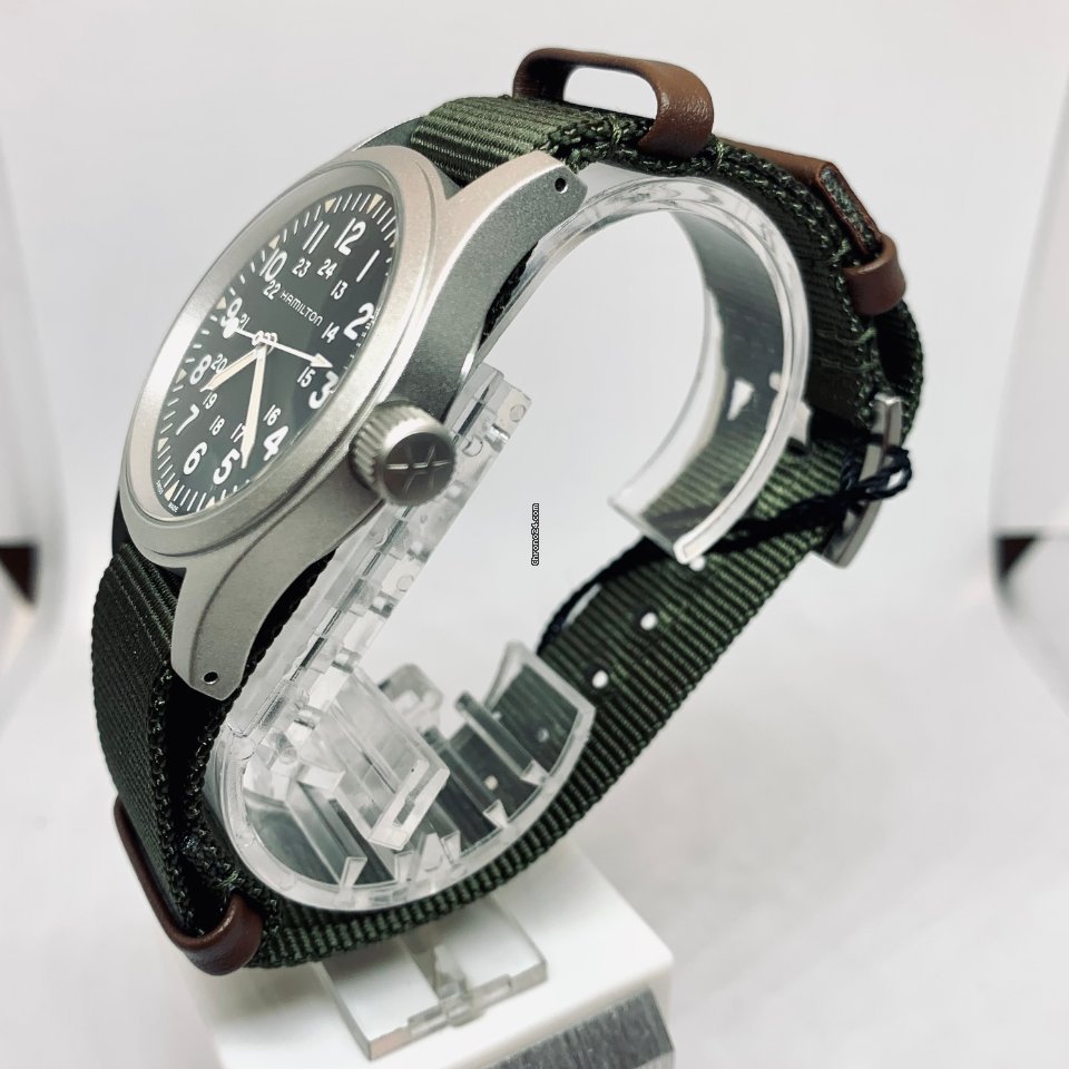 IMG_9081 Hamilton Khaki Field Mens watch Unisex Manual winding Steel H69439931 Replica 4