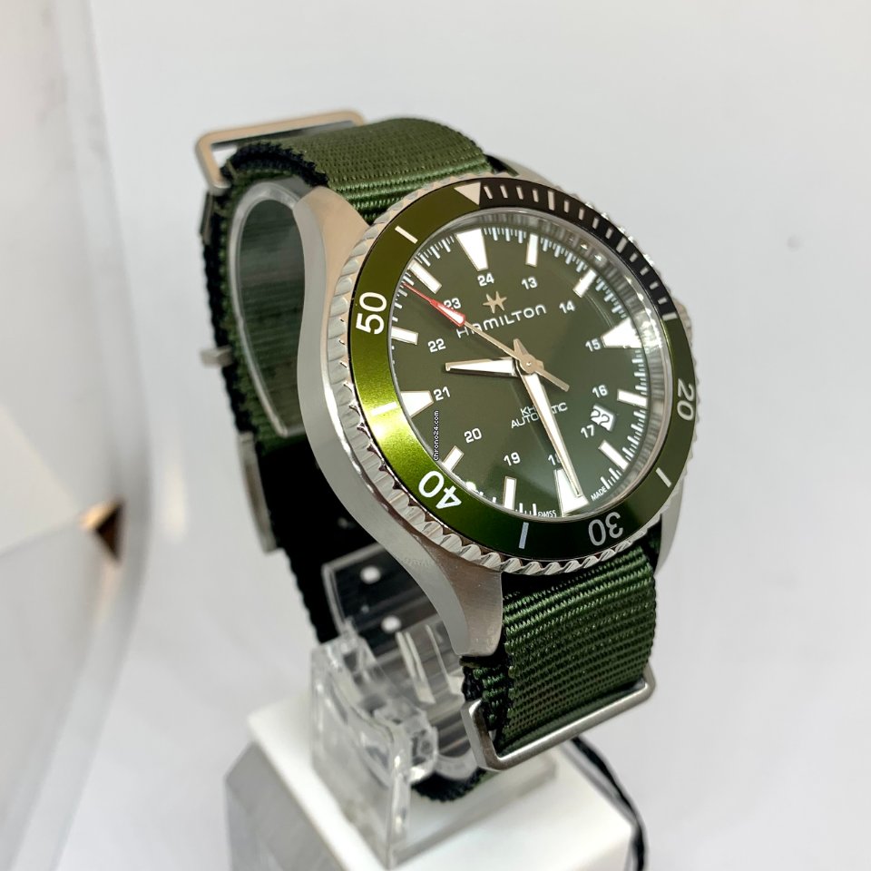 IMG_9081 Hamilton Khaki Navy Scuba Mens watch Unisex Automatic Steel H82375961 Replica 4