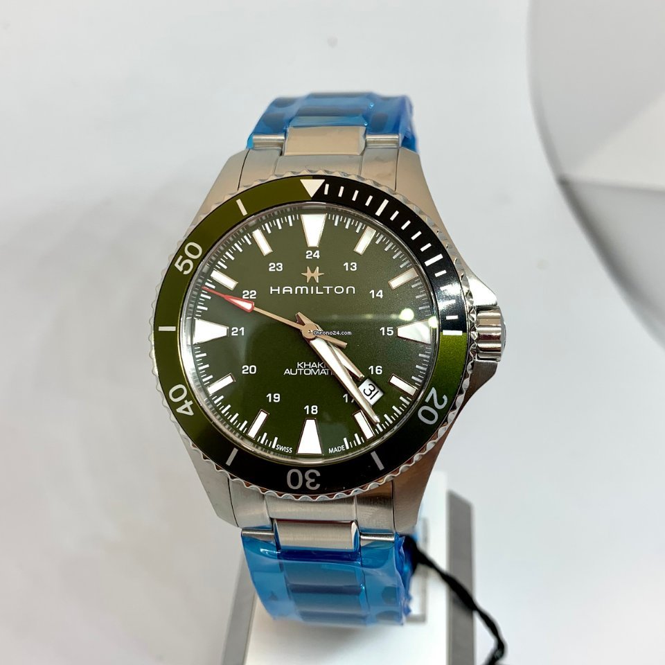 Hamilton Khaki Navy Scuba Mens watch Unisex Automatic Steel H82375161 Replica 4