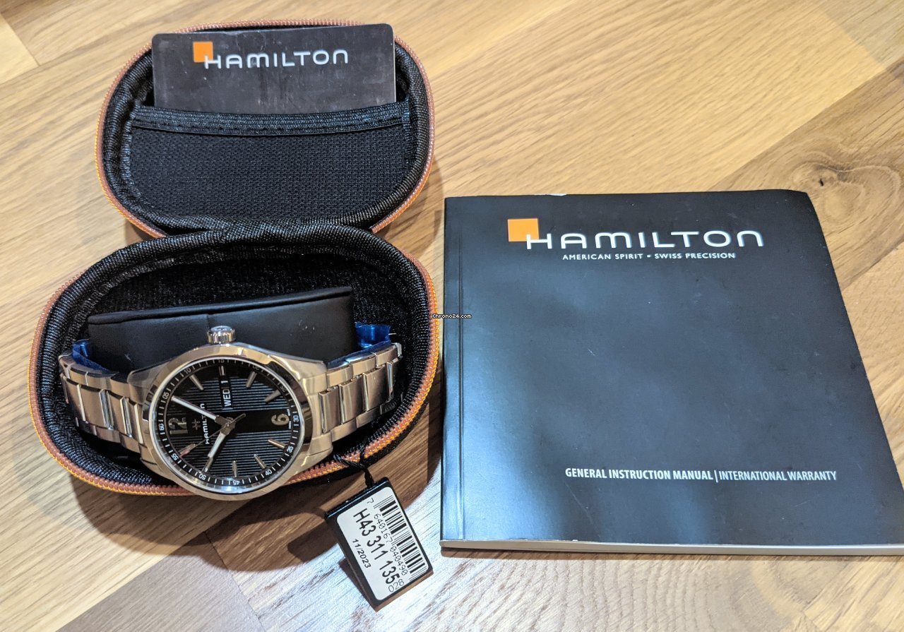 Hamilton Broadway Mens watch Unisex Quartz Steel H43311135 Replica 4