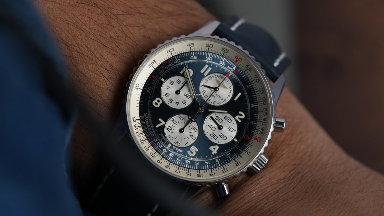 IMG_9081 Breitling Navitimer Mens watch Unisex Automatic Steel A33030 Replica 4
