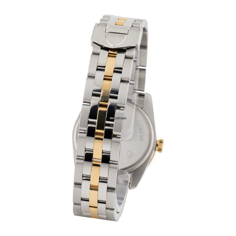 IMG_9081 Tudor Glamour Date Automatic Gold Steel M53003-0005 Replica 4