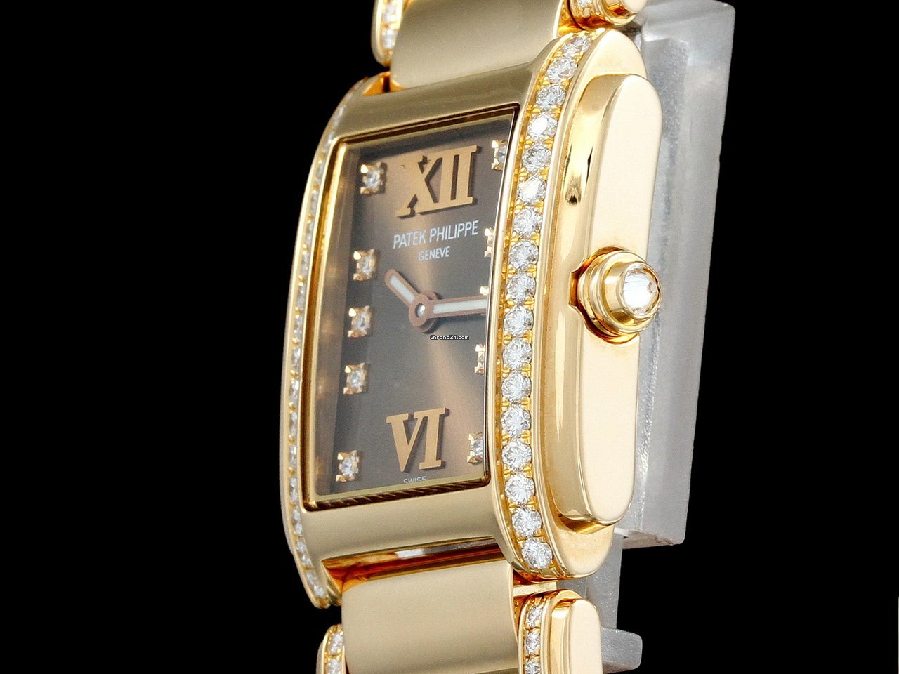Patek Philippe Twenty~4 Mens watch Unisex Quartz Rose gold 4908 30R-010 Replica 4