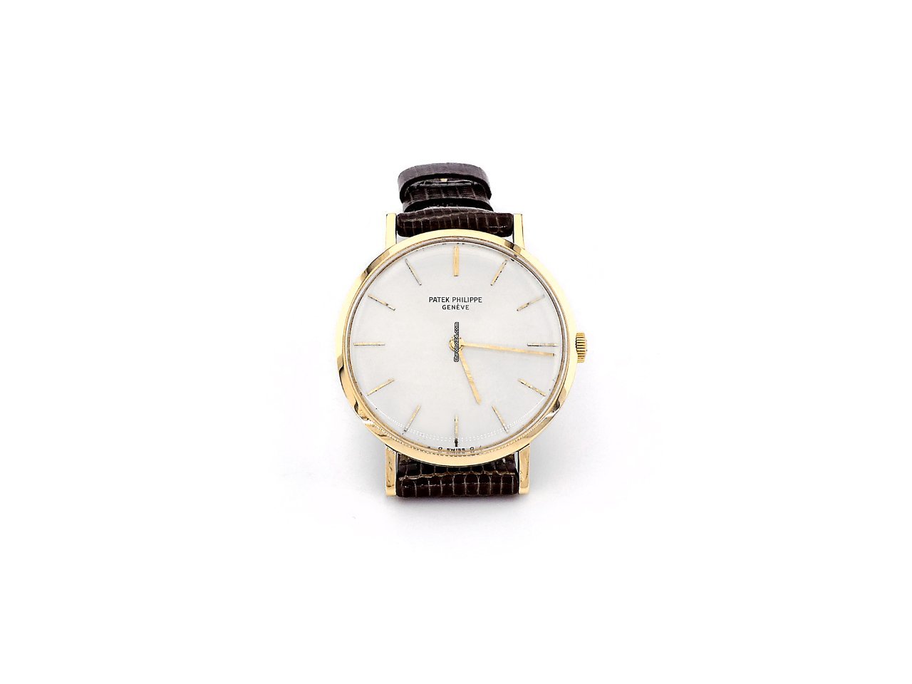 IMG_9081 Patek Philippe Calatrava Mens watch Unisex Manual winding Yellow gold 3537 Replica 4