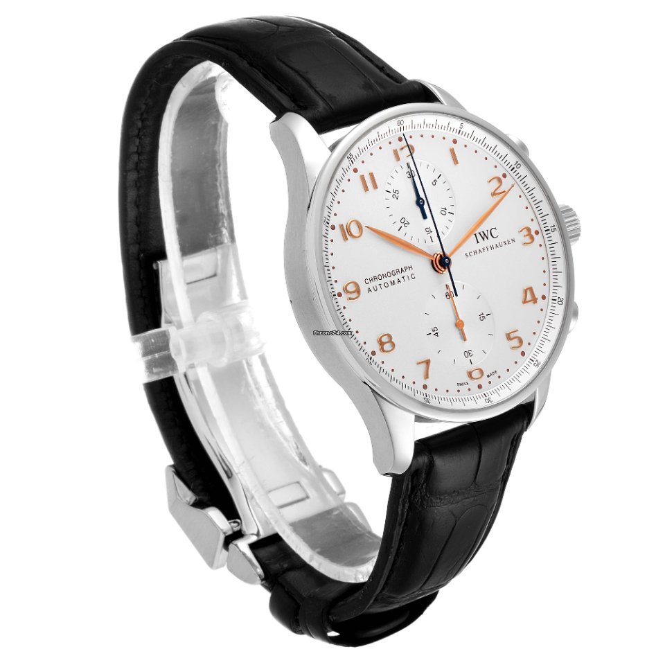 IMG_9081 IWC Portuguese Chronograph Mens watch Unisex Automatic Steel IW371445 Replica 4