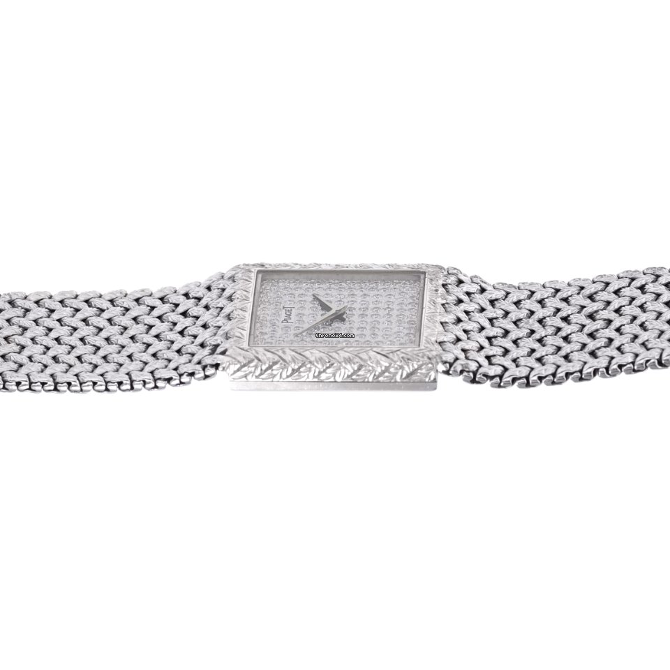 IMG_9081 Piaget Mens watch Unisex Manual winding White gold 9131D2 Replica 4