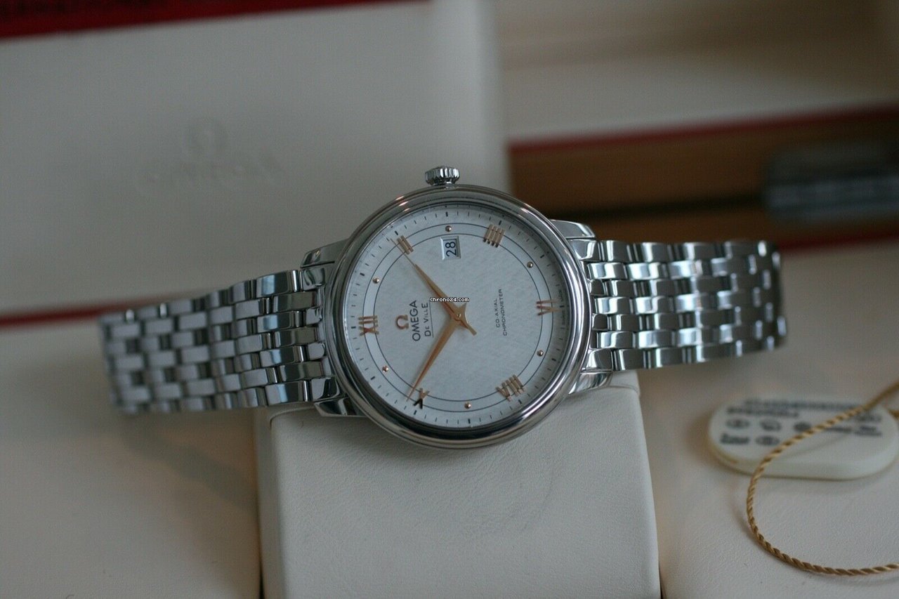 IMG_9081 Omega De Ville Prestige Mens watch Unisex Automatic Steel 424.10.40.20.02.004 Replica 4