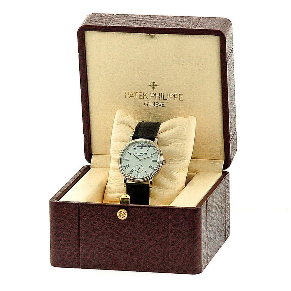 IMG_9081 Patek Philippe Calatrava Mens watch Unisex Automatic White gold 7119G-010 Replica 4