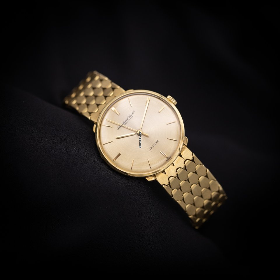IMG_9081 IWC Portofino Mens watch Unisex Manual winding Yellow gold 1462545 Replica 4