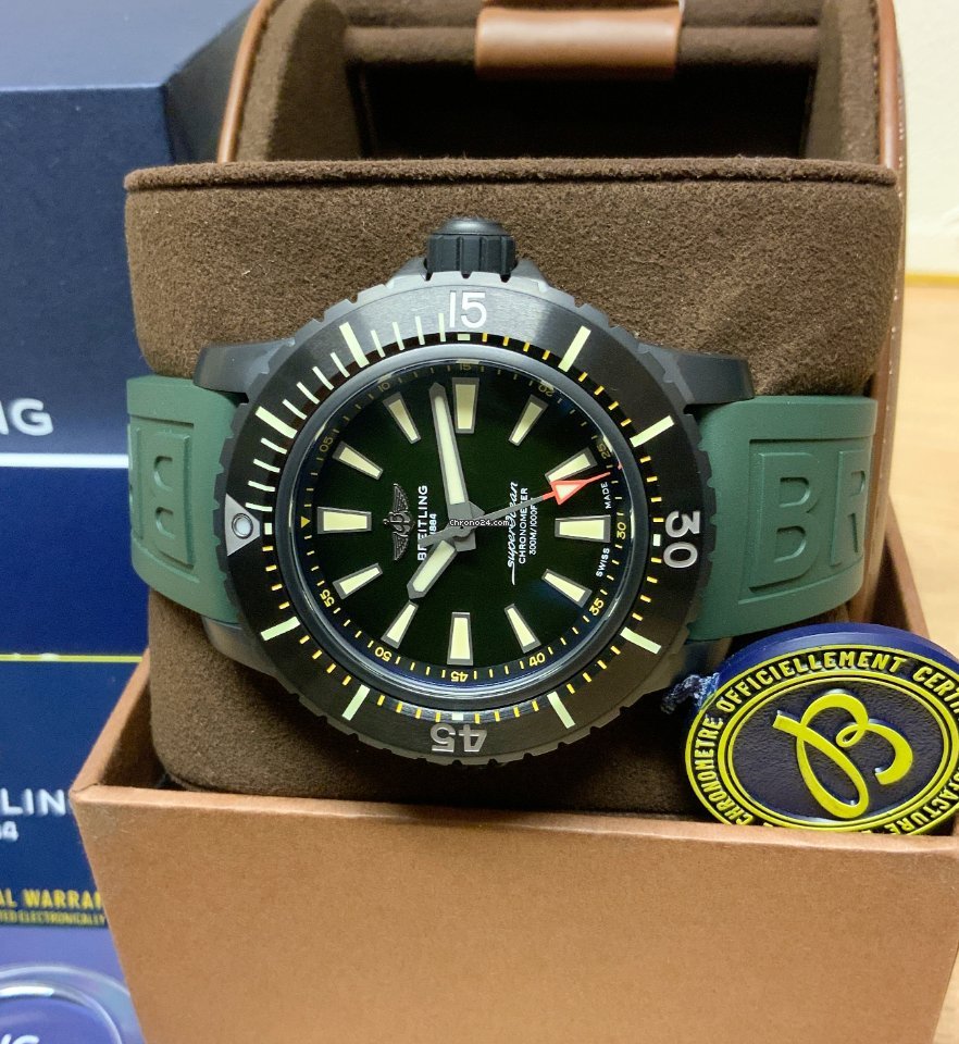 IMG_9081 Breitling Superocean Mens watch Unisex Automatic Titanium V17369241L1S1 Replica 4