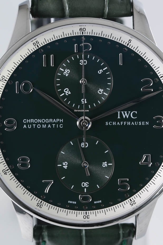 IMG_9081 IWC Portuguese Chronograph Mens watch Unisex Automatic Steel IW3714-30 Replica 4