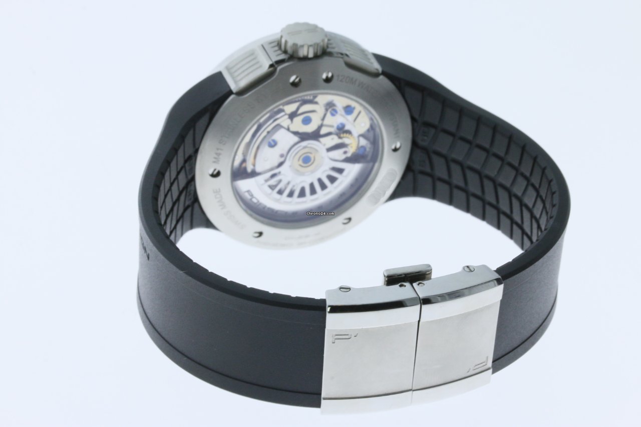 IMG_9081 Porsche Design Flat Six Mens watch Unisex Automatic Steel 63404124169 Replica 4
