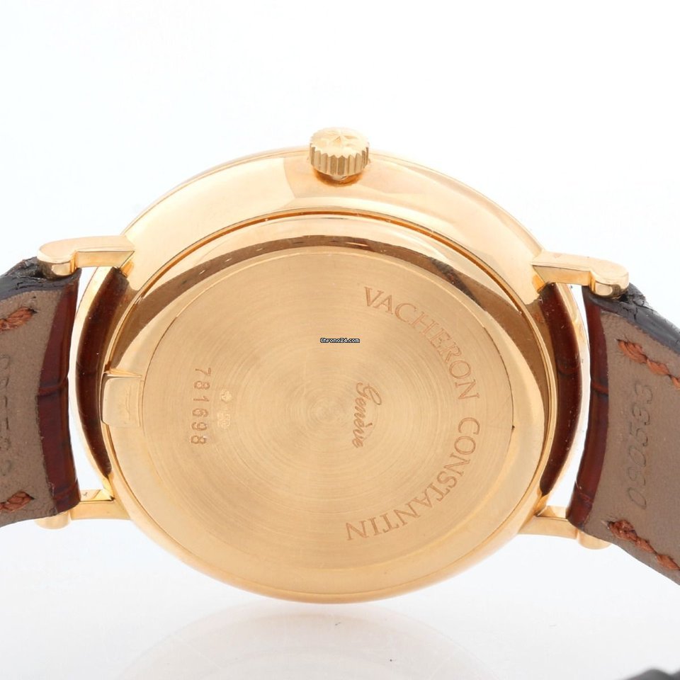 Vacheron Constantin Patrimony Mens watch Unisex Automatic Yellow gold 42002 Replica 4