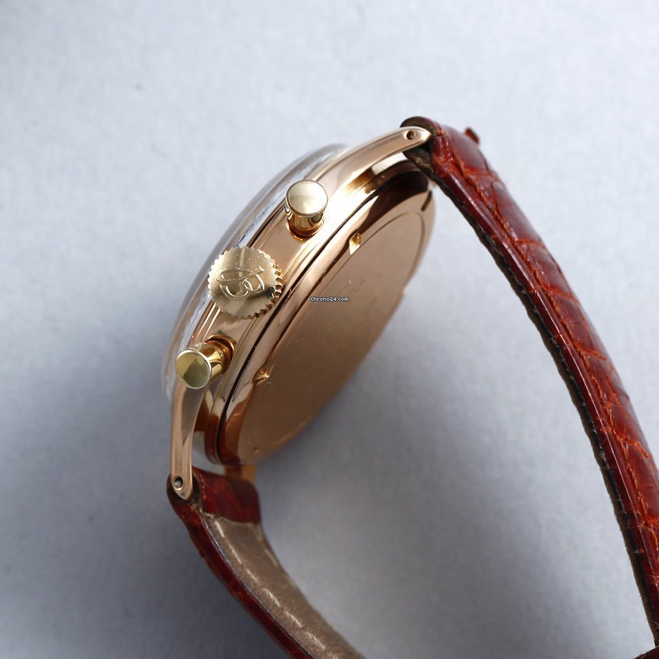 IMG_9081 Breitling Mens watch Unisex Manual winding Rose gold Ref.790 Replica 4