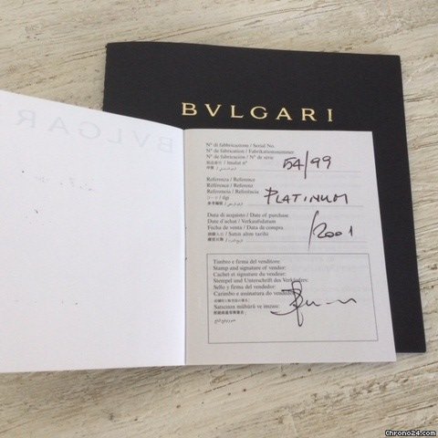 IMG_9081 Bulgari Mens watch Unisex Automatic Platinum PLATINUM Replica 4
