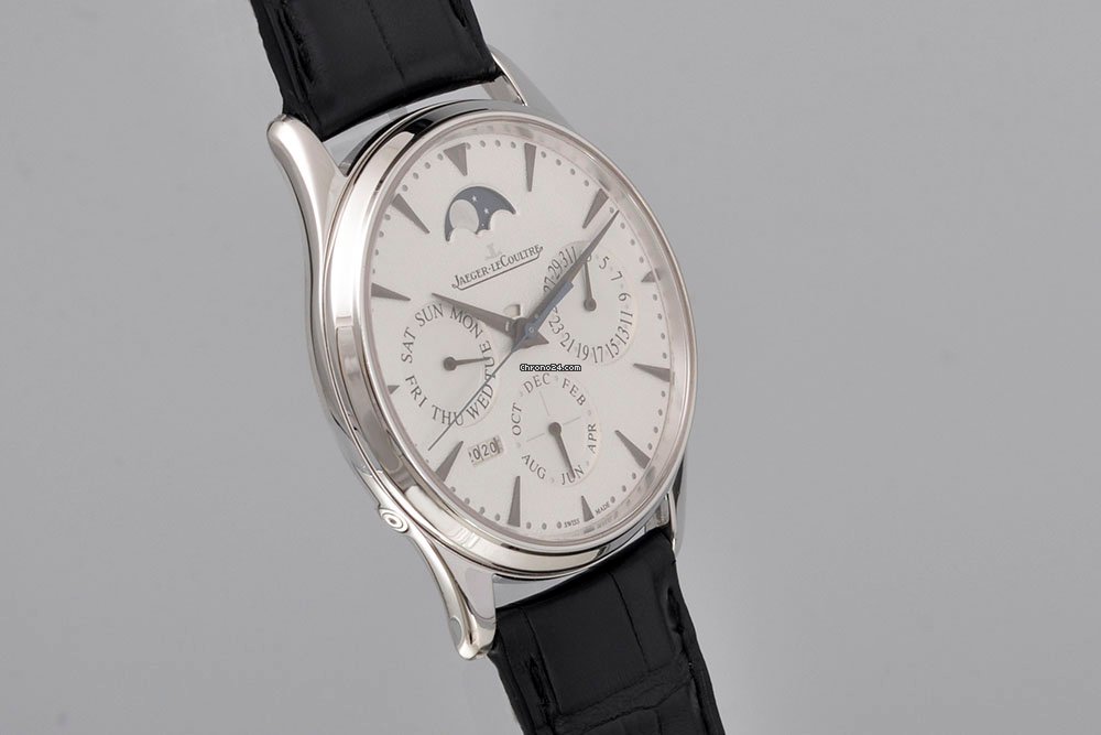 IMG_9081 Jaeger-LeCoultre Master Ultra Thin Perpetual Automatic White gold 176.3.21.S Replica 4