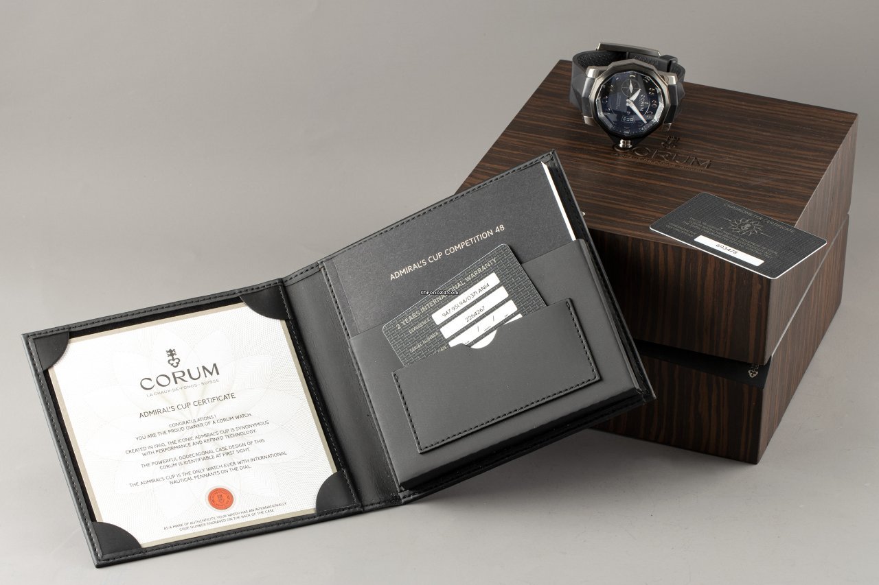 IMG_9081 Corum Admirals Cup Mens watch Unisex Automatic Titanium 01.0068 Replica 4