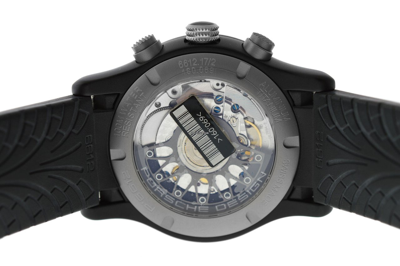 Porsche Design Dashboard Mens watch Unisex Automatic Titanium P6612 6612.17.56.1139 Replica 4