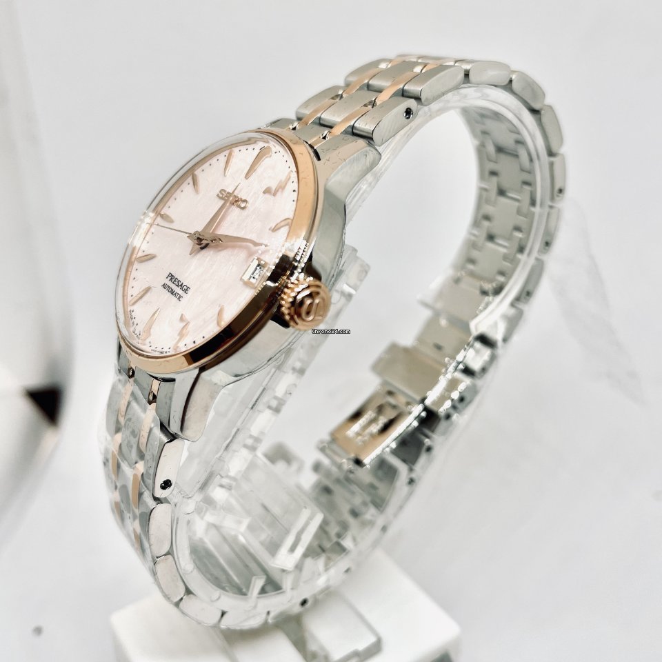 IMG_9081 Seiko Presage Womens watch Automatic Gold Steel SRPF54 Replica 4