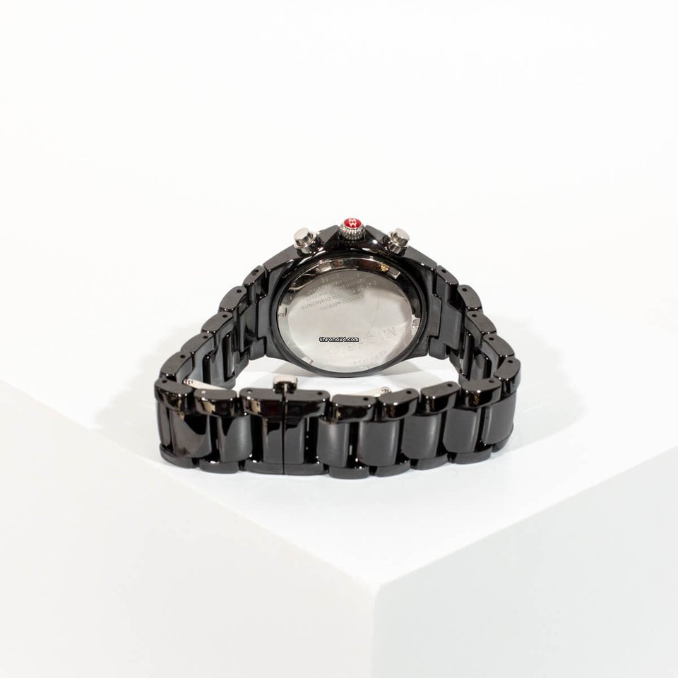 Michele Tahitian Womens watch Quartz Steel MWM12A000005 Replica 4