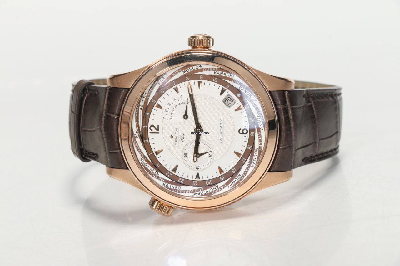 IMG_9081 Zenith Mens watch Unisex Automatic Rose gold 18.0520.687 01.C679 Replica 4