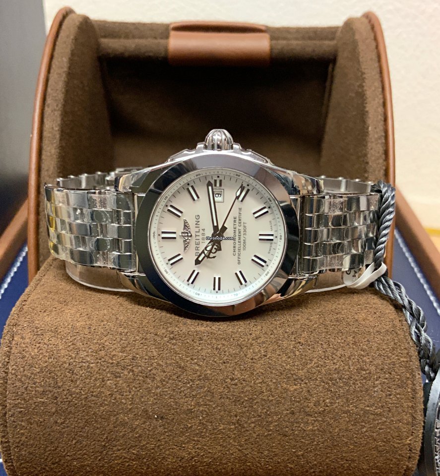 IMG_9081 Breitling Galactic Womens watch Quartz Steel W7234812 A784 791A Replica 4