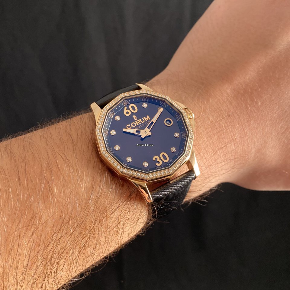IMG_9081 Corum Admirals Cup Legend 38 Womens watch Automatic Rose gold 082.101.85 0041 PN10 Replica 4