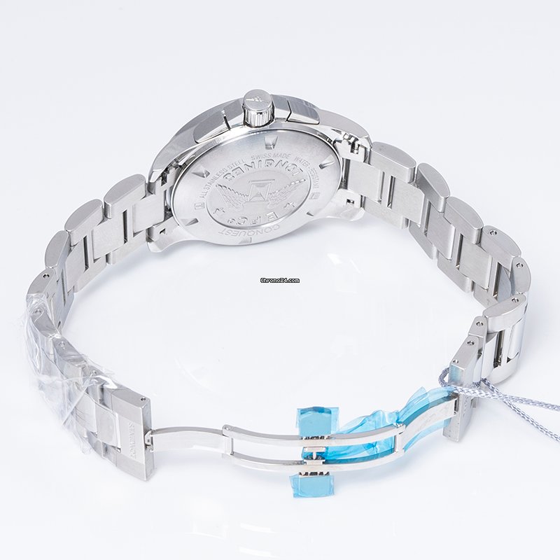 IMG_9081 Longines Conquest Mens watch Unisex Quartz Steel L37004966 Replica 4
