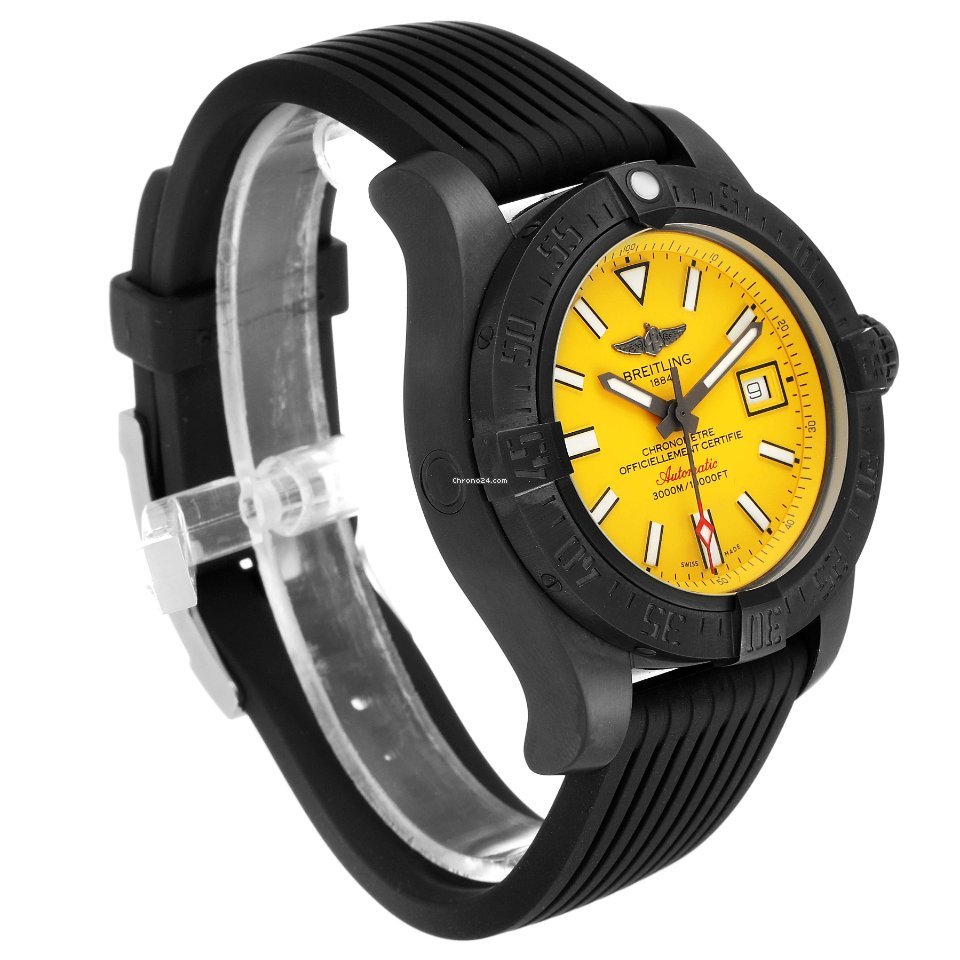 Breitling Avenger II Seawolf Mens watch Unisex Automatic Steel M17331 Replica 4