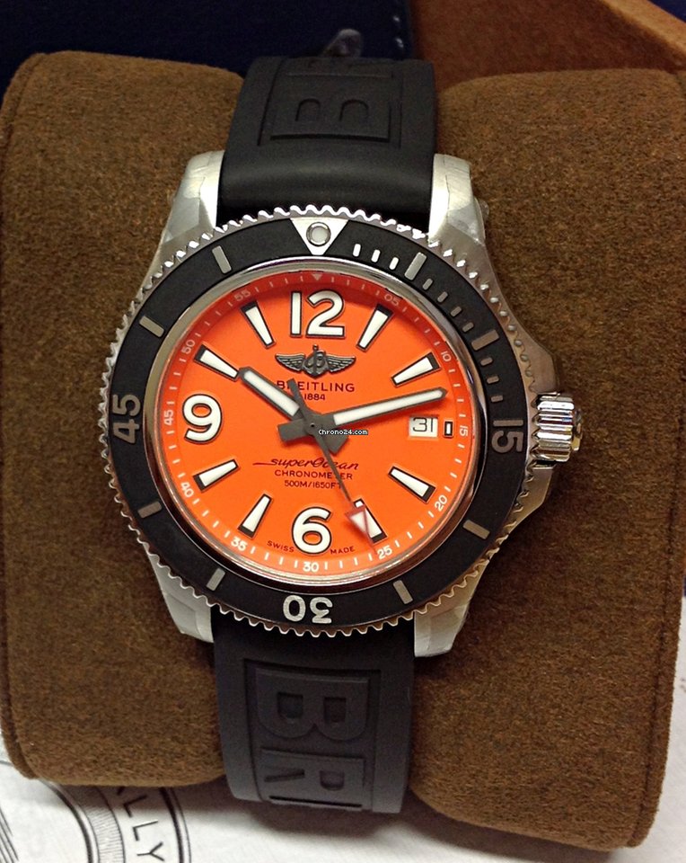 IMG_9081 Breitling Superocean 42 Mens watch Unisex Automatic Steel A17366D71O1S2 Replica 4