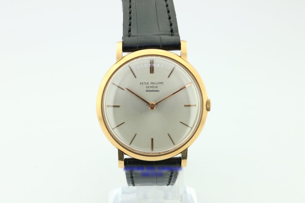 IMG_9081 Patek Philippe Calatrava Mens watch Unisex Manual winding Rose gold 3434 Replica 4