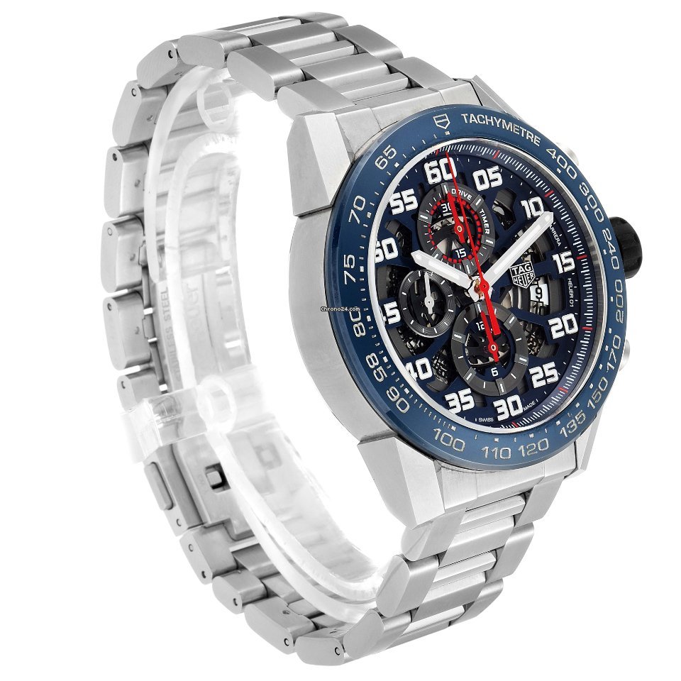 IMG_9081 TAG Heuer Carrera Calibre HEUER 01 Mens watch Unisex Automatic Steel CAR2A1K.BA0703 Replica 4