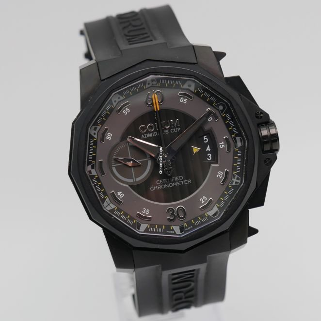 IMG_9081 Corum Admirals Cup Seafender Centro Mens watch Unisex Automatic Titanium 960.101.94 0371AN12 Replica 4